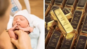 un lingotto d'oro ai genitori per ogni neonato