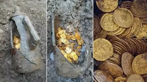 Dilettanti trovano un tesoro di oltre 2.500 monete d'oro