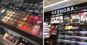 Un bambino distrugge 1.200 euro di make-up da Sephora