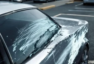 Va in vacanza, paga 43 euro per il parcheggio e si ritrova con l'auto quasi distrutta