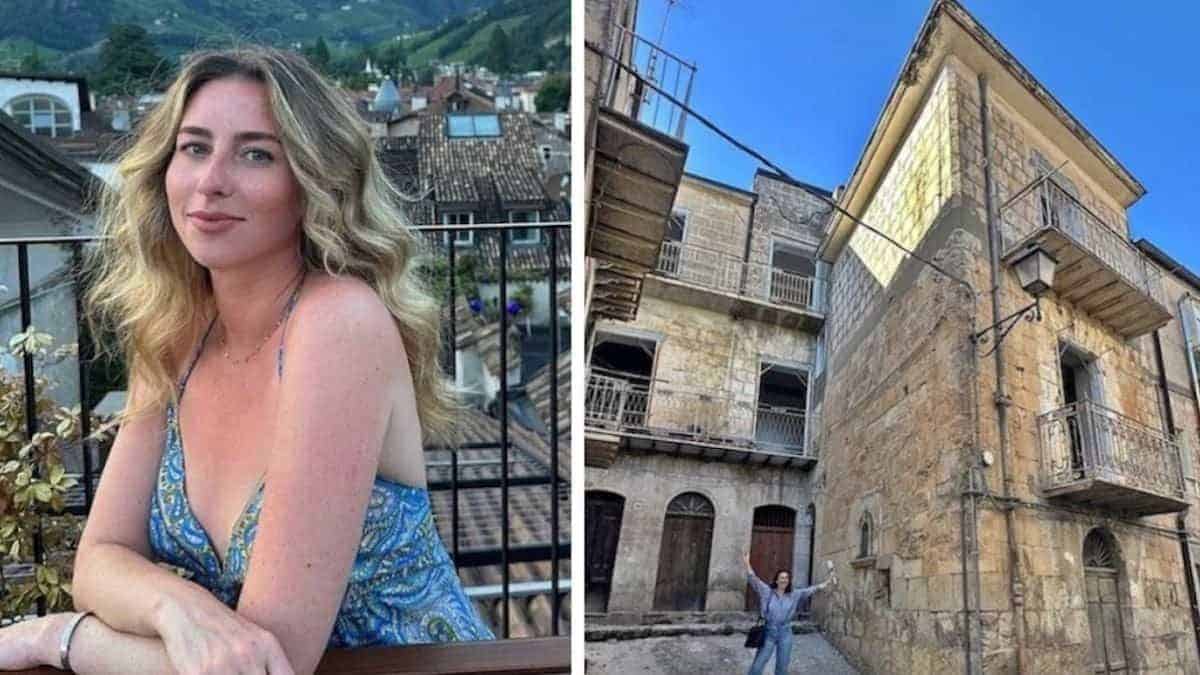 Si è lasciata tutto alle spalle per ristrutturare una casa medievale