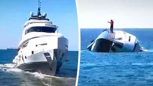 Uno yacht da un milione di euro affonda pochi minuti dopo essere stato varato, l'equipaggio avrebbe...